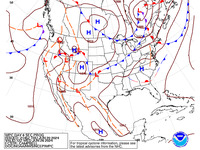 Final Day 6 Fronts and Pressures for the CONUS