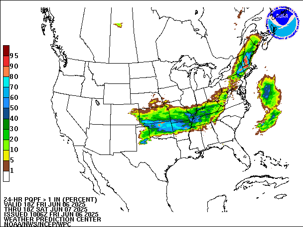 24-Hour PQPF valid 18Z June 7, 2025