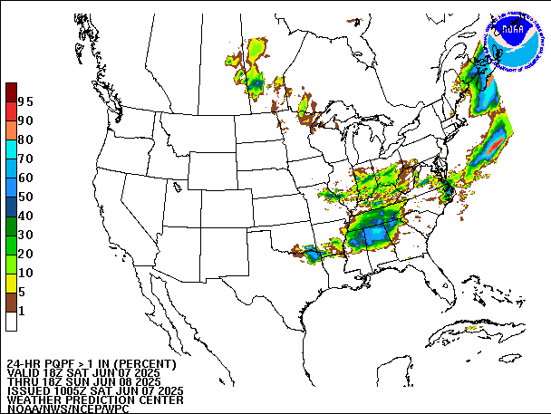 24-Hour PQPF valid 18Z June 8, 2025