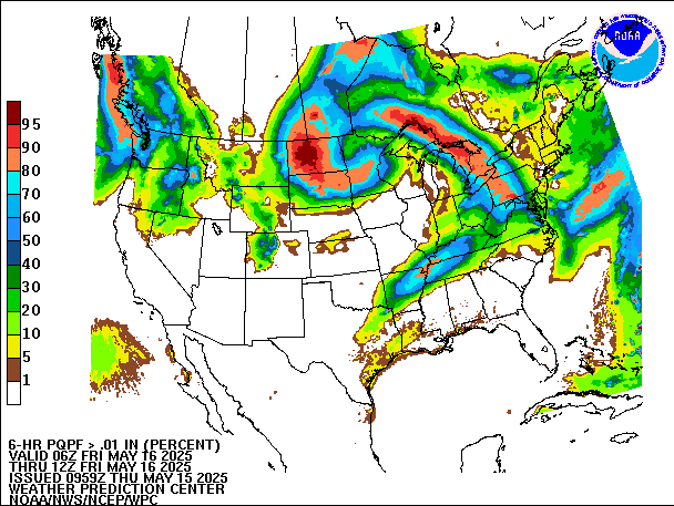 6-Hour PQPF valid 12Z May 16, 2025