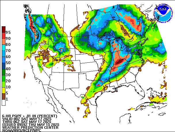 6-Hour PQPF valid 06Z May 17, 2025