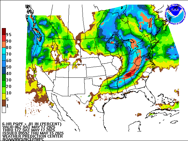 6-Hour PQPF valid 12Z May 17, 2025