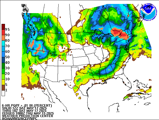 6-Hour PQPF valid 18Z May 17, 2025