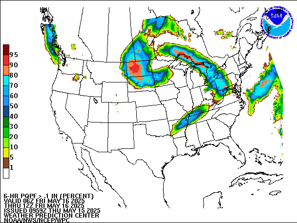 6-Hour PQPF valid 12Z May 16, 2025