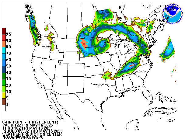 6-Hour PQPF valid 18Z May 16, 2025