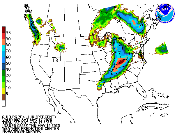 6-Hour PQPF valid 06Z May 17, 2025