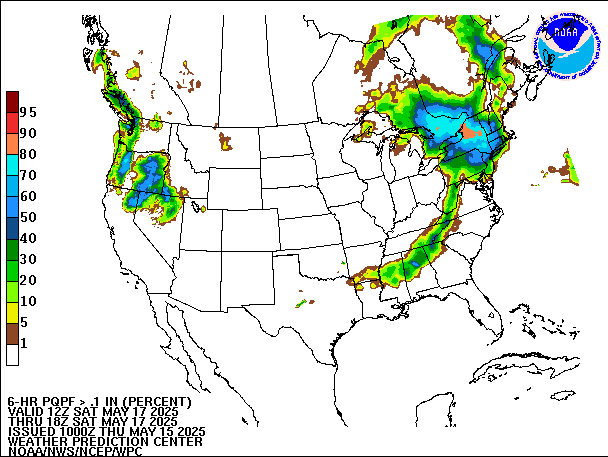 6-Hour PQPF valid 18Z May 17, 2025
