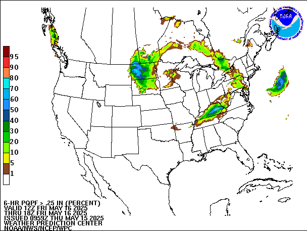 6-Hour PQPF valid 18Z May 16, 2025