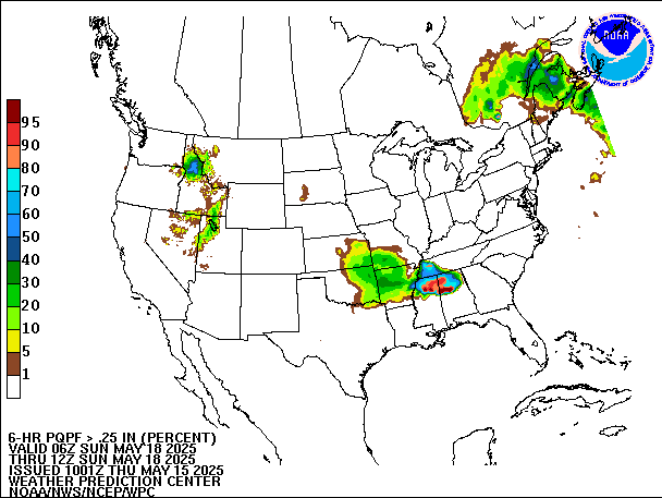6-Hour PQPF valid 12Z May 18, 2025