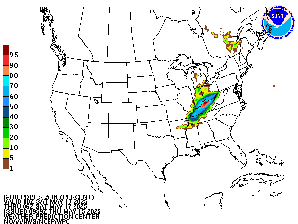 6-Hour PQPF valid 06Z May 17, 2025