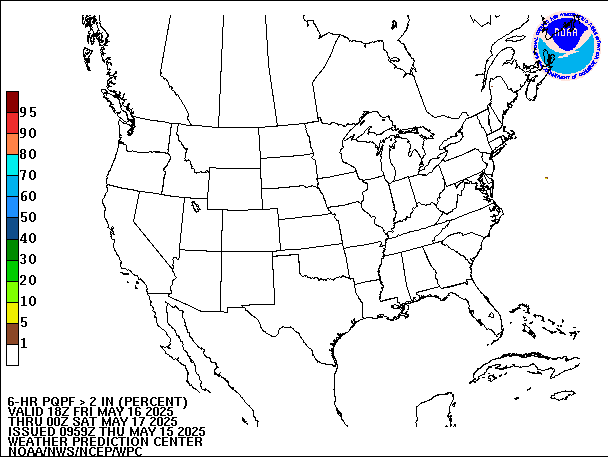 6-Hour PQPF valid 00Z May 17, 2025
