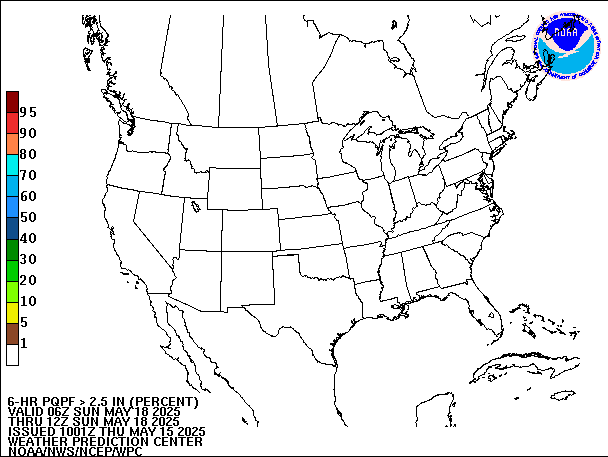 6-Hour PQPF valid 12Z May 18, 2025